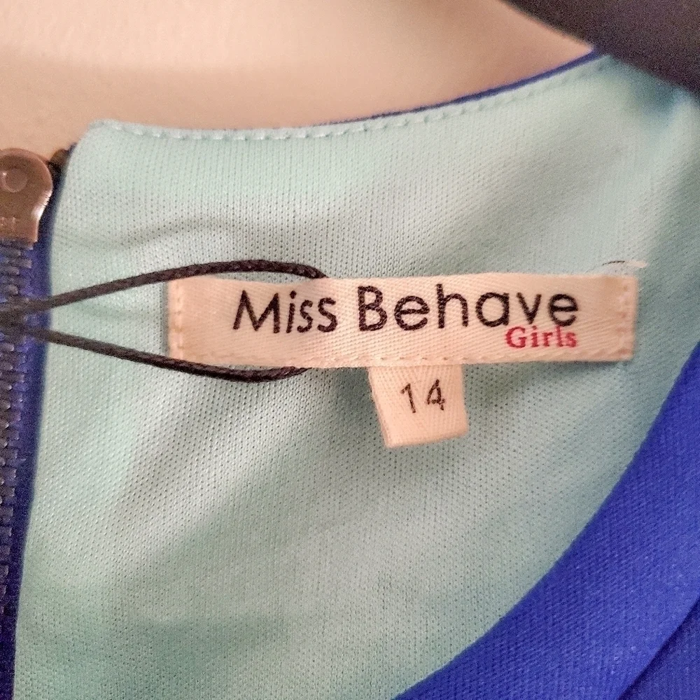 Miss Behave Girls Lacy Top and Skirt Set NWT